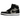 Air Jordan 1 Retro High OG Twist 2.0 Medium Grey baskets vue latérale avec des détails en faux poil de poney gris et semelle intermédiaire blanche