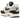 Nike Air Max 1 Baroque Brown baskets en vue latérale avec garde-boue marron, semelle intermédiaire blanche, unité Air visible et détails swoosh