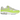 Nike Air Max 1 87 Volt Suede baskets en vue angulaire avec empeigne en mesh blanc, empiècements en daim gris et détails jaune fluo.