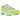 Nike Air Max 1 87 Volt Suede baskets vue latérale avec base en mesh blanc, empiècements en daim gris et swoosh jaune fluo vif sur le côté.