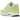 Nike Air Max 1 87 Volt Suede baskets vue latérale avec empeigne blanche, empiècements gris, détails jaune néon et unité Air visible dans la semelle.