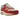 Nike Air Max 1 Red Stardust baskets en vue latérale avec empeigne en mesh clair, superpositions en daim rose et amorti Air visible dans la semelle