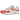 Nike Air Max 1 Aster Pink baskets en vue latérale avec empeigne en mesh blanc, empiècements en cuir rose, garde-boue gris et bulle d'air visible