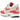 Nike Air Max 1 Aster Pink baskets vue latérale avec empeigne en cuir blanc, accents rose, Swoosh emblématique et unité Air visible dans la semelle.