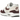 Nike Air Max 1 Night Maroon baskets en profil latéral avec des superpositions en daim rouge foncé, une semelle intermédiaire blanche et une unité Air visible.