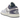 Air Jordan 1 Low Pastel Purple baskets vue latérale avec profil bas, empeigne blanche, panneaux violet pastel et lacets assortis