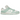 Nike Dunk Low Twist Jade Ice baskets profil latéral avec empeigne en cuir pastel, détails translucides au talon et à la pointe et semelle intermédiaire blanche