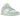Nike Dunk Low Twist Jade Ice baskets vue latérale avec empeigne en cuir bleu pastel, semelle assortie et détails swoosh distinctifs