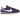 Nike Cortez Textile Field Purple Alabaster baskets vue latérale avec empeigne en textile violet, swoosh crème et semelle intermédiaire blanche