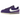 Nike Cortez Textile Field Purple Alabaster baskets en vue latérale classique avec empeigne en textile violet, swoosh crème et semelle gomme