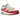 Nike Air Max 1 86 Big Bubble Sport Red baskets vue latérale avec empeigne blanche, panneaux gris, mudguard rouge distinctif et unité Air visible.