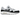 Nike Air Max 1 White Black GS baskets vue latérale avec empeigne blanche, garde-boue noir, unité Air au talon et semelle extérieure en caoutchouc.