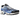 Baskets Nike Air Max Plus Light Photography Old Royal vue latérale avec empeigne dégradée bleue, renforts noirs et unité Air apparente