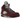 Air Jordan 5 Retro Burgundy baskets vue latérale en daim rouge profond avec détails caractéristiques semi-transparents, languette argent et semelle blanche