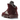 Air Jordan 5 Retro Burgundy baskets vue latérale avec empeigne en nubuck bordeaux, semelle translucide emblématique et détails argentés sur la languette