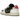 Air Jordan 1 Retro Low OG SP Travis Scott Olive (Women's) baskets en vue angulaire avec swoosh vert olive, empeigne en cuir et semelle blanche.