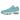 Nike Air Max 95 University Blue baskets vue en angle, avec la tige ondulée emblématique en nuances bleu et blanc et une semelle Air visible