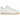 Nike Air Force 1 Low 07 White University Gold Gum baskets vue latérale avec empeigne en cuir blanc, swoosh jaune et semelle en gomme.
