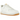 Nike Air Force 1 Low 07 White University Gold Gum baskets vue latérale avec empeigne en cuir blanc, virgule dorée et semelle gomme classique