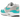 Nike Air Max 1 SC Clear Jade baskets vue latérale avec empeigne en mesh blanc, empiècements en daim gris, swoosh turquoise et semelle intermédiaire blanche.