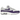 Nike Air Max 1 Field Purple baskets en vue latérale avec empeigne en mesh blanc, détails en cuir violet, swoosh violet et semelle blanche