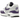 Nike Air Max 1 Field Purple baskets vue latérale avec détails en cuir blanc, empiècements en daim violet et unité Air visible
