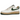 Nike Air Force 1 Low '07 LV8 Vintage Gorge Green baskets vue latérale avec empeigne en cuir blanc, swoosh vert et semelle intermédiaire jaunie rétro.