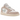 Air Jordan 1 Low SE Scalloped Edge Guava Ice baskets vue latérale avec son coloris rose pastel, ses empiècements en daim et ses bords festonnés.