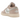 Air Jordan 1 Low SE Scalloped Edge Guava Ice baskets en vue latérale, avec une empeigne en cuir pastel, des bords festonnés et un swoosh brodé.