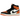Air Jordan 1 Retro High OG Shattered Backboard (2025) baskets vue latérale avec panneaux en cuir noir et orange et semelle intermédiaire blanche
