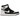 Air Jordan 1 Retro High OG Black White baskets profil avec empeigne en cuir noir et blanc, lacets assortis et semelle en caoutchouc