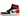 Air Jordan 1 Retro High OG Black Toe Reimagined baskets en vue angulaire classique avec cuir blanc, superpositions noires et talon rouge.