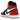Air Jordan 1 Retro High OG Black Toe Reimagined baskets vue latérale avec ses panneaux emblématiques en cuir noir et blanc, talon rouge et semelle