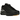 Nike Hot Step 2 Drake NOCTA Black baskets vue angulaire avec tige noire brillante, détails ondulés distinctifs et unité au talon visible