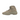 Adidas Yeezy Desert Boot Rock baskets en vue sous angle avec une tige beige en mesh et daim et une semelle robuste