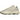 Adidas Yeezy Boost 700 Analog baskets en vue latérale avec empiècements en daim blanc cassé, mesh et une épaisse semelle blanche