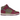 Nike Dunk High Dynamic Berry baskets vue latérale avec empeigne en cuir violet, détails roses, lacets blancs et semelle assortie
