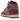 Nike Dunk High Dynamic Berry baskets en vue latérale, présentant une empeigne violette, des détails roses, une semelle intermédiaire blanche.