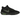 Nike LeBron Witness 8 Black Volt baskets vue latérale avec empeigne noire, détail swoosh jaune fluo et unité Air Max visible sur la semelle