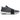 Nike LeBron Witness 8 Cool Grey Black baskets en vue latérale, avec tige grise, détails noirs et unité Max Air visible dans la semelle.