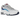 Nike Air Max 95 3 Lions baskets vue latérale avec design superposé en cuir blanc et nuances de gris et amorti Air visible dans la semelle
