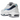 Nike Air Max 95 3 Lions baskets vue latérale avec design superposé en nuances de blanc et de gris et unités Air visibles dans la semelle.