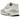 Nike Air Max 1 87 Safari Summit White Phantom baskets vue angulaire avec unité Air visible, détails en motif safari et lacets blancs.