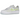 Nike Air Force 1 Low Shadow White Lemon Twist baskets vue angulaire avec cuir blanc, superpositions de swoosh vert citron et semelle intermédiaire épaisse.