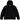 Nike Sportswear Tech Fleece Windrunner Full-Zip Hoodie Black/Black baskets de profil frontal en tissu fleece noir avec zip
