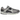 Nike Zoom Vomero 5 Cobblestone Flat Pewter baskets vue de profil avec empeigne en mesh gris, détails en cuir et semelle intercalaire en beige