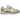 Nike Zoom Vomero 5 Oatmeal baskets profil latéral avec empeigne en mesh crème, détails en cuir, cage latérale en plastique et semelle intermédiaire amortissante