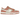Nike Dunk Low PRM Red Stardust baskets vue latérale avec empeigne en daim rose, détails blancs et semelle extérieure en caoutchouc