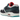 Nike Air Max 1 LeBron James Liverpool F.C. baskets vue angulaire avec tige blanche, détails rouges, unité Air visible et semelle extérieure classique.