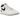 Nike Mac Attack SQ SP White Black baskets vue latérale avec une empeigne en cuir blanc, des superpositions noires et un logo à carreaux.